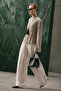 Tansy Pleated Pants Ecru - 2