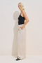 Linen Blended Pleated Pants Natural - 6