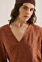 Jakarli Muslin Double-Breasted Blouse Tiles - 7