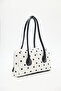 Polka Dot Canvas Baguette Bag Polka Dot - 8