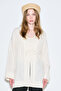 Muslin Wide Sleeve Kimono Beige - 6