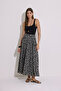Patterned Flare Skirt Daisy - 2