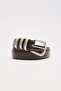 Detailed oval Belt brown - 2