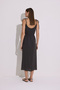 Modal Strapped Comfortable Dress Anthracite - 8