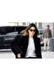 Black Rectangular Vintage Retro Sunglasses - 5