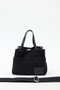 Ruby Pocketed Mini Canvas Bag Black - 3