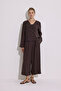 Modal Wide Sleeve Blouse Bitter Brown - 2