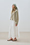 Linen Crush Effected Bluz Green - 6