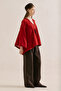 Embroidered Premium Cape Blush Red - 4