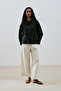 Pants with Chain Ties Stone - 2