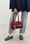 Retro Bag with Pockets Burgundy - 3