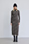 Patterned Tul Dress Citir Flower - 5