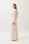 ADELE SATIN EVENING DRESS POWDER PINK - 6
