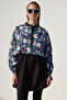 3-Piece Windbreaker Detailed Testeture Swimsuit Set - Multicolor - 3