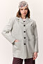 Retro Leather Jacket Blue - 4