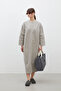 OVERSIZE DENIM DRESS STONE - 3