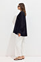 Voile Tunic with Lace Detail Black - 4