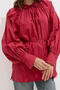 Voile Tunic with Lace Detail Cherry - 4