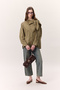 Tie-Dye Detailed Design Shirt Khaki - 4