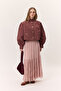 Short Balloon Sleeve Jacket Dried Rose - 2
