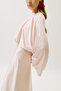 ADELE SATIN EVENING DRESS POWDER PINK - 4