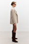 Classic Closed Blazer Jacket Stone - 5