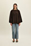 Tencel Shirt with Binding Details Brown - 5