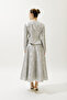Mary Evening Jacquard Jacket Blue - 8