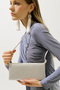 Stone Baguette Evening Bag Silver - 2