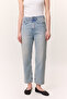 High Waist Mom Fit Jeans Light Blue - 4