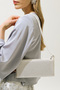 Stone Baguette Evening Bag Silver - 7