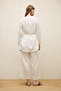 LINEN BALLOON SLEEVE SHIRT ECRU - 8