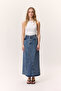 Volanli Denim Skirt Blue - 4