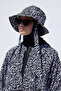 Tie-Up Bucket Hat Zebra - 2
