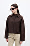 Dori̇ Short Brown Coat - 3