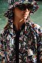 Tie-Up Bucket Hat Multicolor