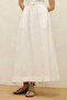 Bol Cut Linen Skirt Ecru - 7