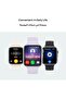 ساعة ذكية WATCH FIT 4، شاشة 1.82 بوصة، متتبع للياقة والصحة، مساعد للصحة العقلية، عمر بطارية يصل إلى 10 أيام، متوافق مع iOS وأندرويد، أسود - 3