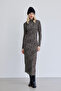 Patterned Tul Dress Citir Flower