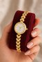 Pinterest Women's Steel Watch Minimal Gold Color Vintage |   Old Money Luxury Elegant Stylish Women's Wristwatch |   Premium Steel Women's Watch 2026 - 5