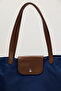 Mari̇ Large Shopper Bag Dark Blue - 6