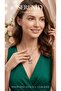Zircon Stone Hello Kity Figured Steel Necklace - 2