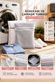 3130 2-Compartment Zippered Laundry Shoe Washing Net Anti-Deformation Bag Mesh Bra Washing Net 30X40 cm