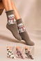Women's Non-Elastic Lambswool Winter Socks 3-Pack