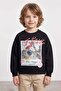 Dog Printed Oversize Boys' Sweatshirt - 2