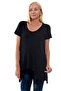 Black Maternity V-neck Tunic Bm383 - 5