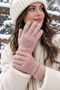 Plush Long Finger Women's Gloves - 3