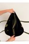 Women's Khaki Large Size Faux Leather Shoulder Bag Tote Shopper Bag – Daily Use - 7