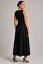 Sleeveless Double-Breasted Collar Dress (B23-00137) - 4