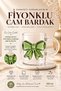 Premium Green Bowknot Detailed 380 ml Borosilicate Glass Mug – Heat Resistant Coffee and Tea Cup - 2